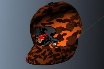 4c7afc bape   orange military hat